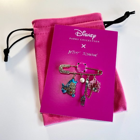 Betsey Johnson Jewelry - Disney The Little Mermaid Dangle Pin